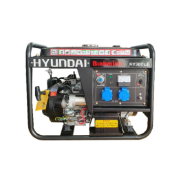 Máy phát điện chạy xăng Hyundai HY30CLE (2.3 - 2.5 KVA) Máy phát điện chạy xăng Hyundai HY30CLE (2.3 - 2.5 KVA)